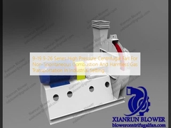 9-19 9-26 Hochdruck-Radialventilator der Serie für nicht selbstzündende und harmlose Gastransporte in industrieller Umgebung