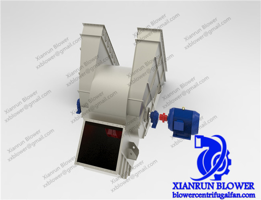 90-3500mm Modell For Cement Production des doppelter Einlass-zentrifugales Flügelradgebläse-F