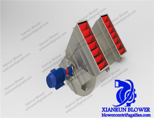 Verursachter Entwurfs-doppelter Einlass-zentrifugaler Fan 960-2900rpm für Industriekessel