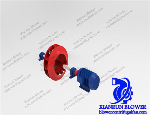 Verursachter Entwurfs-doppelter Einlass-zentrifugaler Fan 960-2900rpm für Industriekessel