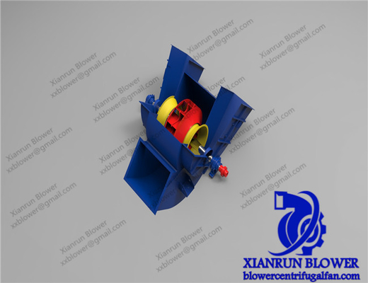 Doppelte Einlass-Vorwärtskurven-zentrifugaler Fan, Industriekessel-verursachter Entwurfs-Fans