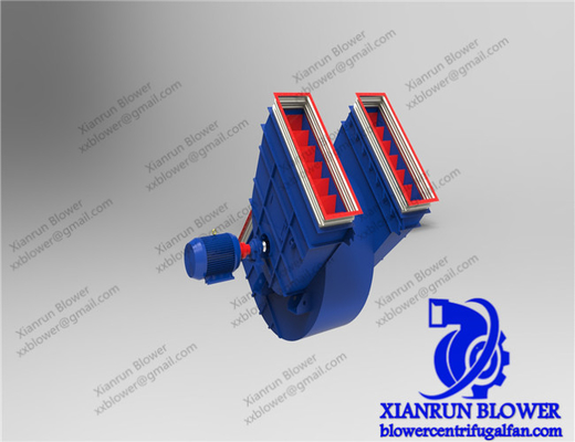 Rückwärtiges gebogenes hohe Leistungsfähigkeits-zentrifugales Gebläse 960rpm -2900rpm