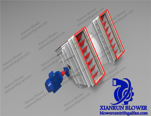 Spezial-Industrieventilator für die Zeichenverarbeitung und Leistungs-Radialventilator mit gelieferten Zeichnungen