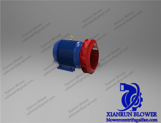 Rückwärtige gebogene Hochdruck1-jährige Garantie des luft-Gebläse-760rpm-2900rpm