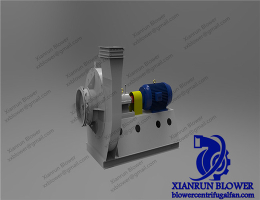 Rückwärtige gebogene Hochdruck1-jährige Garantie des luft-Gebläse-760rpm-2900rpm