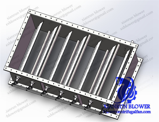 Luftvolumen-zentrifugaler Fan-Zusatz-Führer Vane Adjust Door