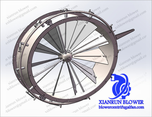 Luftvolumen-zentrifugaler Fan-Zusatz-Führer Vane Adjust Door