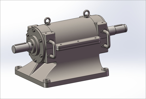 Zentrifugaler Teil-Tragflächen-Antreiber-Schalldämpfer-Rotor des Fan-Q345, der Kegel-Rotor-Gleitlager trägt