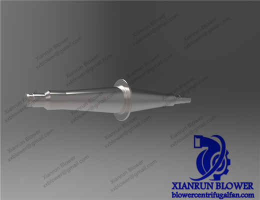 Zentrifugaler Teil-Tragflächen-Antreiber-Schalldämpfer-Rotor des Fan-Q345, der Kegel-Rotor-Gleitlager trägt