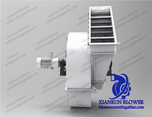 industrielle Abluftventilatoren 220V 380V, Ausgang-Flansch-zentrifugaler radialVentilator