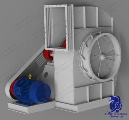 Kundenspezifischer industrieller zentrifugaler Fan 350KW für Staubabsaugung