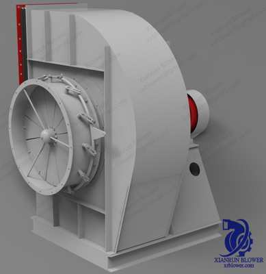 Rückwärtiger geneigter einzelner Einlass-zentrifugaler Fan 5KW - 350KW ISO 9001 genehmigte