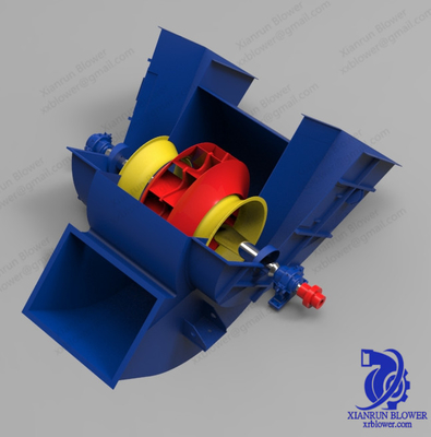 Rückwärtiger geneigter einzelner Einlass-zentrifugaler Fan 5KW - 350KW ISO 9001 genehmigte