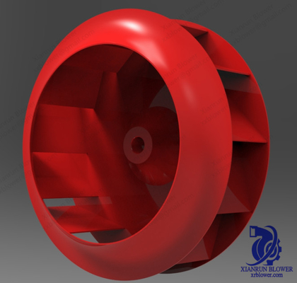 Rückwärtiger geneigter einzelner Einlass-zentrifugaler Fan 5KW - 350KW ISO 9001 genehmigte
