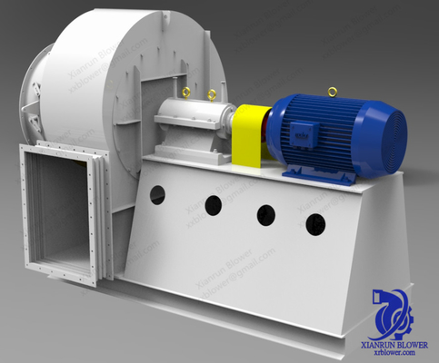 Rückwärtiger geneigter einzelner Einlass-zentrifugaler Fan 5KW - 350KW ISO 9001 genehmigte