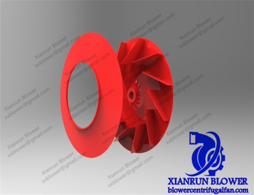 Haltbarer zentrifugaler Ventilatorflügel-Kohlenstoffstahl für Zementfabrik