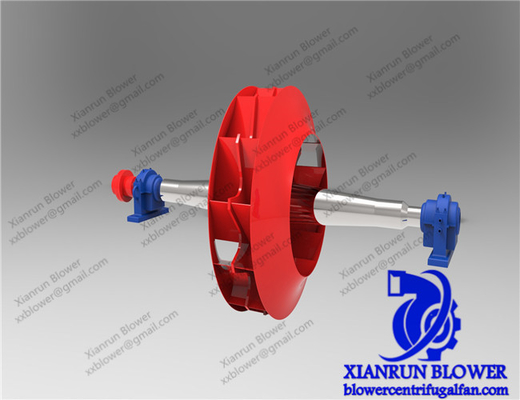Haltbarer zentrifugaler Ventilatorflügel-Kohlenstoffstahl für Zementfabrik