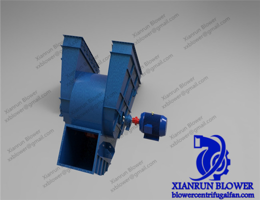 90-3500mm Modell For Cement Production des doppelter Einlass-zentrifugales Flügelradgebläse-F