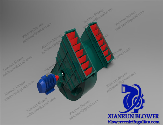 90-3500mm Modell For Cement Production des doppelter Einlass-zentrifugales Flügelradgebläse-F