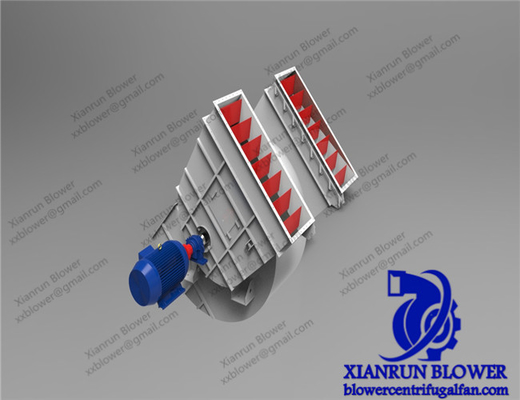 90-3500mm Modell For Cement Production des doppelter Einlass-zentrifugales Flügelradgebläse-F