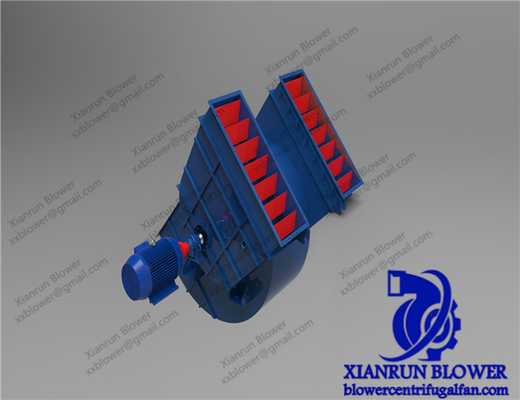 F-Modell-Double Inlet Centrifugal-Fan-Radialgebläse-Gebläse mit variablem Frequenz-Antriebsmotor