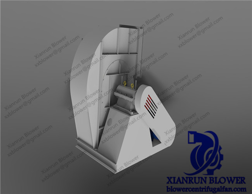 Kohlenstoffstahl-rückwärtiger zentrifugaler Fan 5KW - Farbe 350KW besonders angefertigt