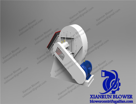 Kohlenstoffstahl-rückwärtiger zentrifugaler Fan 5KW - Farbe 350KW besonders angefertigt