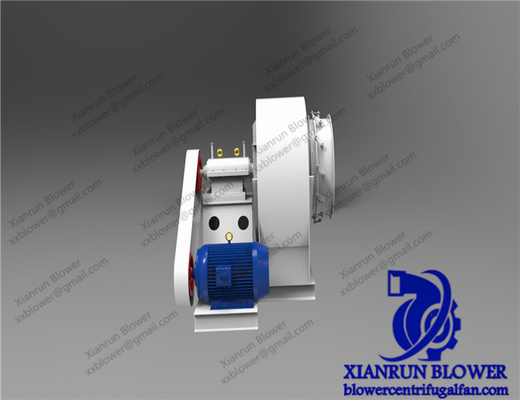 Kohlenstoffstahl-rückwärtiger zentrifugaler Fan 5KW - Farbe 350KW besonders angefertigt