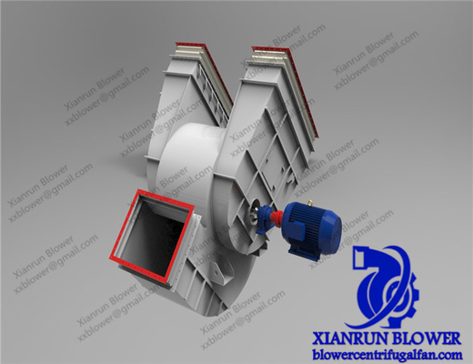 Lärmarmer doppelter Einlass-zentrifugaler Fan kurvte vorwärts 5KW-350KW